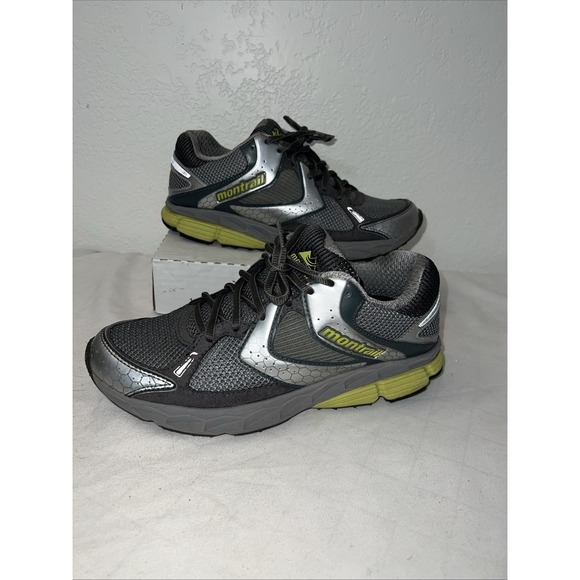 Montrail Fairhaven Outdry Road Trail Running Shoes‎ Womens Gray Lime Green 9.5 main image 1